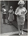 [Street Scene: Woman in Blonde Wig and Tight Dress, New York City], Leon Levinstein (American, Buckhannon, West Virginia 1910–1988 New York), Gelatin silver print