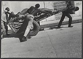 [Men Pulling Cart on Street, Haiti?], Leon Levinstein (American, Buckhannon, West Virginia 1910–1988 New York), Gelatin silver print