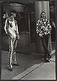 [Street Scene: Two Young Men on Street, One Wearing Stars and Stripes Outfit, New York City], Leon Levinstein (American, Buckhannon, West Virginia 1910–1988 New York), Gelatin silver print