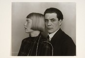 Architektenehepaar.  Der Architekt Hans Heinz Lüttgen und seine Frau, August Sander  German, Gelatin silver print