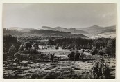 Eifel Landscape with the Kasselburg, August Sander  German, Gelatin silver print