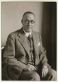 [Man Wearing Glasses in Three Piece Suit, Seated, Germany], August Sander  German, Gelatin silver print