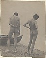 [Thomas Eakins and John Laurie Wallace on a Beach], Thomas Eakins  American, Platinum print