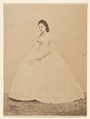 Le peignoir plisie (autre), Pierre-Louis Pierson French, Albumen silver print from glass negative