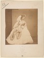Le noeud de dentelle. "Ritrosetta", Pierre-Louis Pierson French, Albumen silver print from glass negative