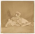 [Royal Children in Tableau of the Seasons], Roger Fenton  British, Albumen silver print from glass negative