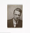 [Self-Portrait in Automated Photobooth], Walker Evans  American, Gelatin silver print