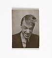 [Self-Portrait in Automated Photobooth], Walker Evans  American, Gelatin silver print