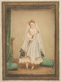 [La Comtesse in robe de piqué or as Judith (?)], Pierre-Louis Pierson  French, Albumen silver print from glass negative with applied color