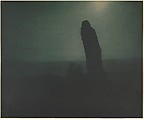 Balzac, The Silhouette—4 A.M., Edward J. Steichen  American, born Luxembourg, Gum bichromate print
