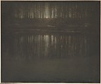 The Pond - Moonrise, Edward J. Steichen  American, born Luxembourg, Platinum print with applied color