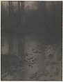 The Pool - Evening, Edward J. Steichen American, born Luxembourg, Platinum print