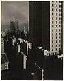 From My Window at the Shelton, West, Alfred Stieglitz  American, Gelatin silver print
