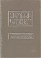 Camera Work, No. 1, Alfred Stieglitz  American, Printed book with photogravure and halftone illustrations