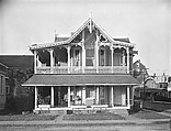 [Folk Victorian House with Jigsaw Ornament, Ocean City, New Jersey], Walker Evans  American, Film negative