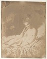 L'Accouchée, Pierre-Louis Pierson French, Salted paper print from glass negative