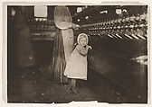 Ivey Mill, Hickory, N.C. Little one, 3 years old, who visits and plays in the mill. Daughter of the overseer., Lewis Hine  American, Gelatin silver print