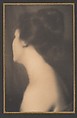 [The Averted Head - A Study in Flesh Tones], Joseph T. Keiley (American, 1869–1914), Platinum print