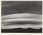 Sunset Over Panamints, Death Valley, Edward Weston  American, Gelatin silver print