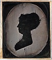 [Paper Silhouette Portrait of a Woman], Unknown, Daguerreotype