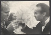 Anthony Tudor and George Balanchine Toasting at a Birthday Party for Balanchine, Sid Grossman (American, 1913–1955), Gelatin silver print