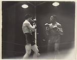 [Two Boxers Sparring in a Ring, New York], Sid Grossman (American, 1913–1955), Gelatin silver print