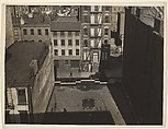 [Architectural Study from Rooftop, Chelsea (?), New York], Sid Grossman (American, 1913–1955), Gelatin silver print