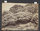 Tufa Rocks, Pyramid Lake, Nevada, Timothy H. O'Sullivan (American, born Ireland, 1840–1882), Albumen silver print from glass negative