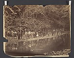 Return of Commander Selfridge and his Reconnaissance Party from an Expedition in the Interior of Darien, Timothy H. O'Sullivan American, born Ireland, Albumen silver print from glass negative