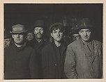 Midnight at the Bowery Mission Bread Line, Lewis Hine  American, Gelatin silver print