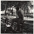 Man in Park, Peter Hujar  American, Gelatin silver print