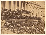 Lincoln Inauguration, Alexander Gardner  American, Scottish, Albumen silver print from glass negative