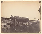 Cannon, Fortress Monroe, Alexander Gardner American, Scottish, Albumen silver print from glass negative