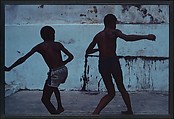 Blue Tango (Version with Nine Images), Miguel Rio Branco (Brazilian (born Spain), Las Palmas de Gran Canaria 1946), Silver dye bleach print