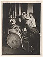 [Bauhaus Band: Xanti Schawinsky on Trumpet with Three Musicians on Piano, Banjo and Drums], T. Lux Feininger  American, born Germany, Gelatin silver print