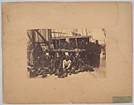 Contrabands Aboard U.S. Ship Vermont, Port Royal, South Carolina, Henry P. Moore American, Albumen silver print from glass negative