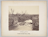 Stone Bridge - Bull Run, Mathew B. Brady  American, born Ireland, Albumen silver print from glass negative