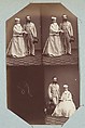 Costumes V, André-Adolphe-Eugène Disdéri (French, Paris 1819–1889 Paris), Albumen silver prints from glass negatives