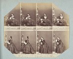 Demi-Monde I 56, André-Adolphe-Eugène Disdéri (French, Paris 1819–1889 Paris), Albumen silver prints from glass negatives