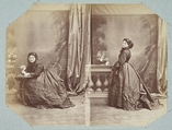 Demi-Monde II 57, André-Adolphe-Eugène Disdéri (French, Paris 1819–1889 Paris), Albumen silver prints from glass negatives