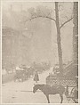 The Street - Design for a Poster, Alfred Stieglitz  American, Photogravure