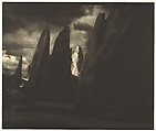 Storm in the Garden of the Gods--Colorado, Edward J. Steichen American, born Luxembourg, Direct carbon print