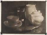 Teestilleben, Heinrich Kühn  Austrian, born Germany, Gum bichromate print