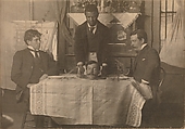 [Man Serving Head on a Platter], William Robert Bowles  American, Gelatin silver print