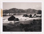 Bakers Beach, San Francisco, California, Ansel Easton Adams American, Instant diffusion transfer print (Polaroid)