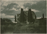[Italian Villa in Autumn], Hugo Henneberg  Austrian, Gum bichromate print