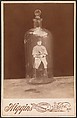[Man in Bottle], John C. Higgins  American, Albumen silver print from glass negative