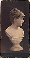 [Female Portrait Bust on Pedestal], Ritz & Hastings  American, Woodburytype