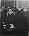 Couple d'amoureux dans un petit café, quartier Italie, Brassaï  French, born Romania (Transylvania), Gelatin silver print
