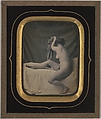 [Seated Female Nude], Unknown, Daguerreotype